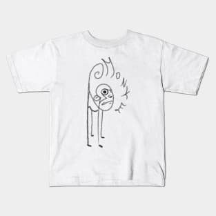 Uneasy monke Kids T-Shirt